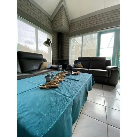 Noordzee Omheind Met Hond *